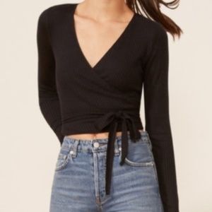 LOOKING FOR: Reformation Petalo Black Long Sleeve